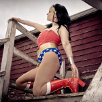 Wonder Woman photoshoot Amber Love
