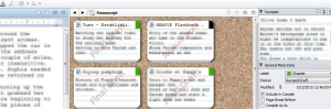 USING THE COLOR CODING IN SCRIVENER