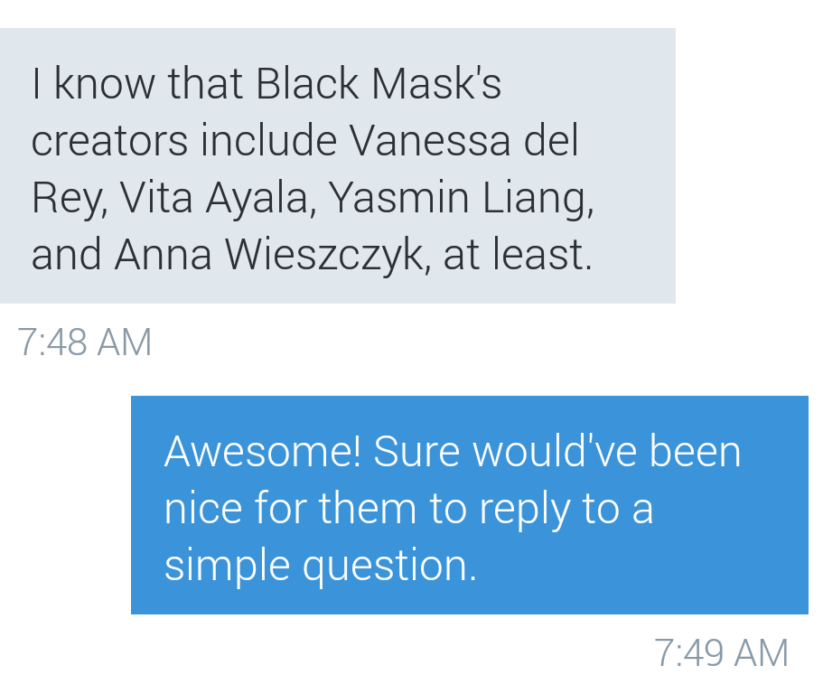 20150805_080958 black mask female creators