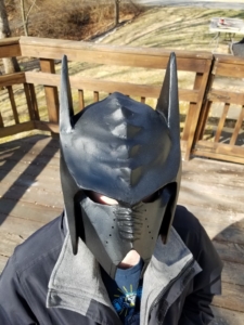 Klingon Batman helmet finished 2