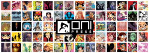 Oni Press banner logo