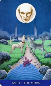 The Moon llewellyns classic tarot