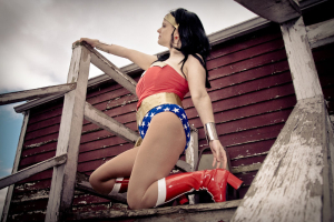 Wonder Woman photoshoot Amber Love
