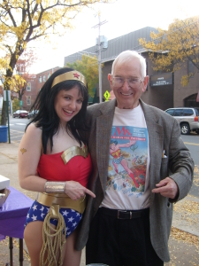 AMBER WITH PETE MARSTON 2009 WONDER WOMAN DAY