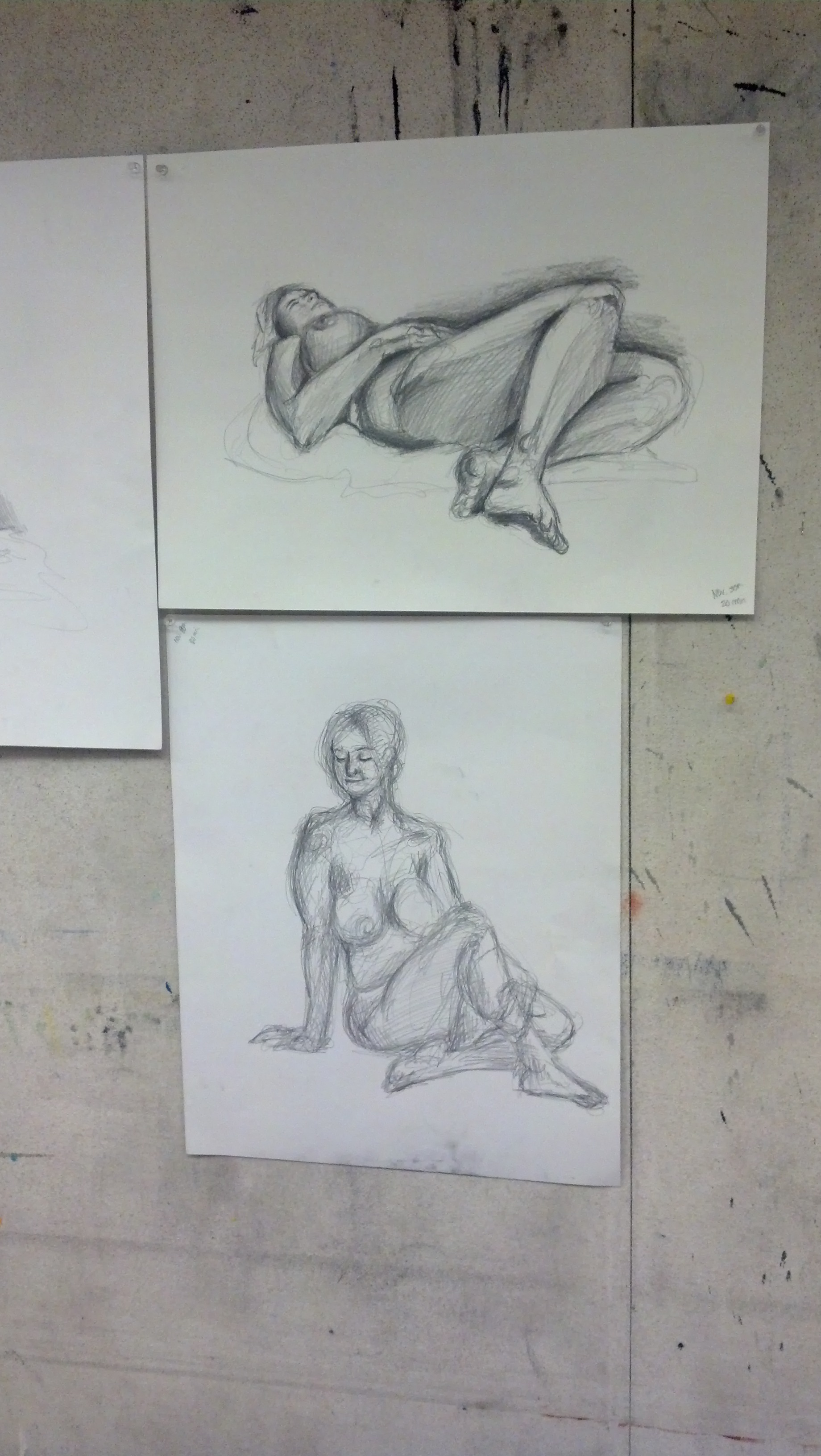 2013 Winter Modeling Amber Love Figure Drawing