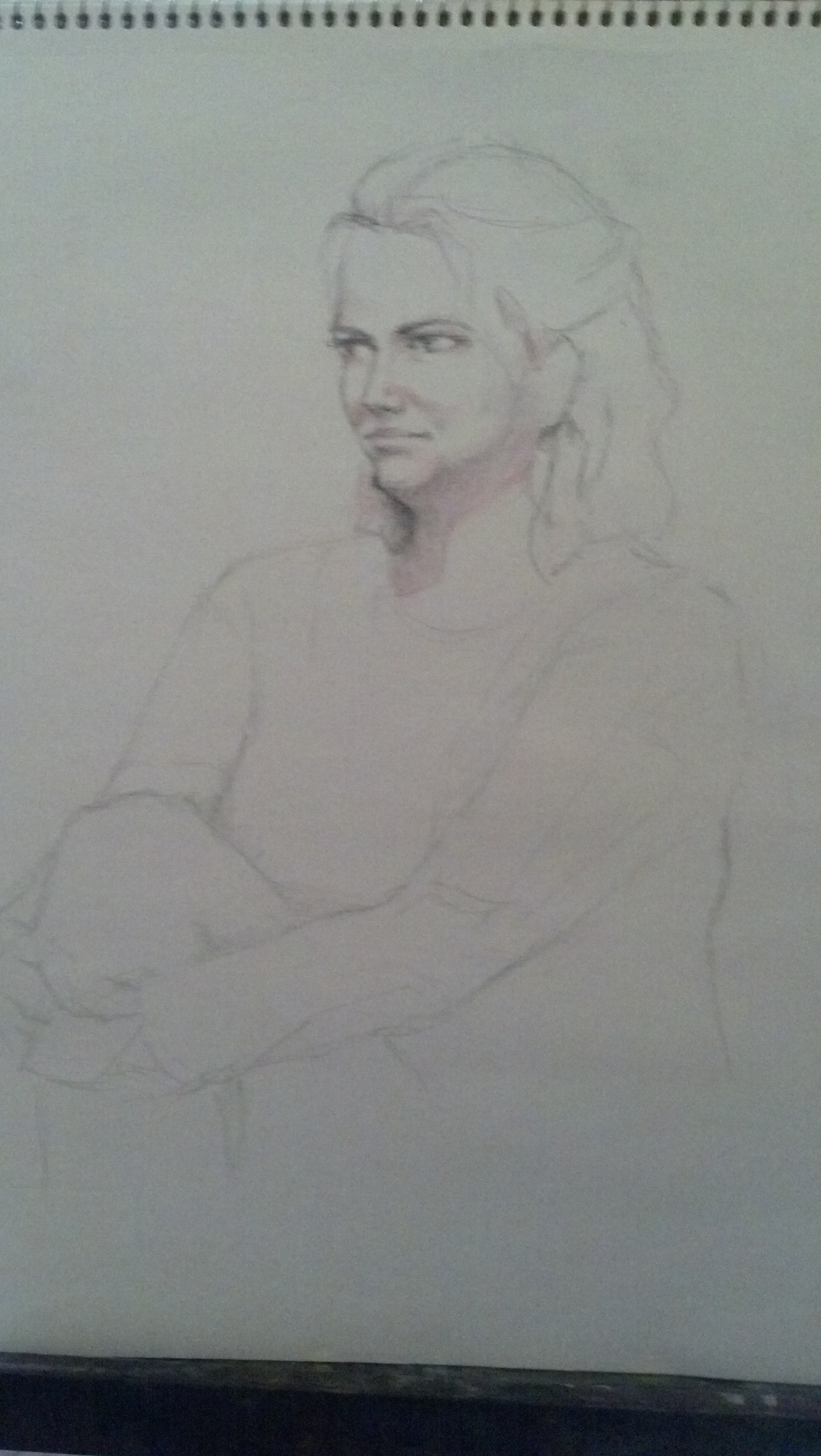 2013 Winter Modeling Amber Love Figure Drawing