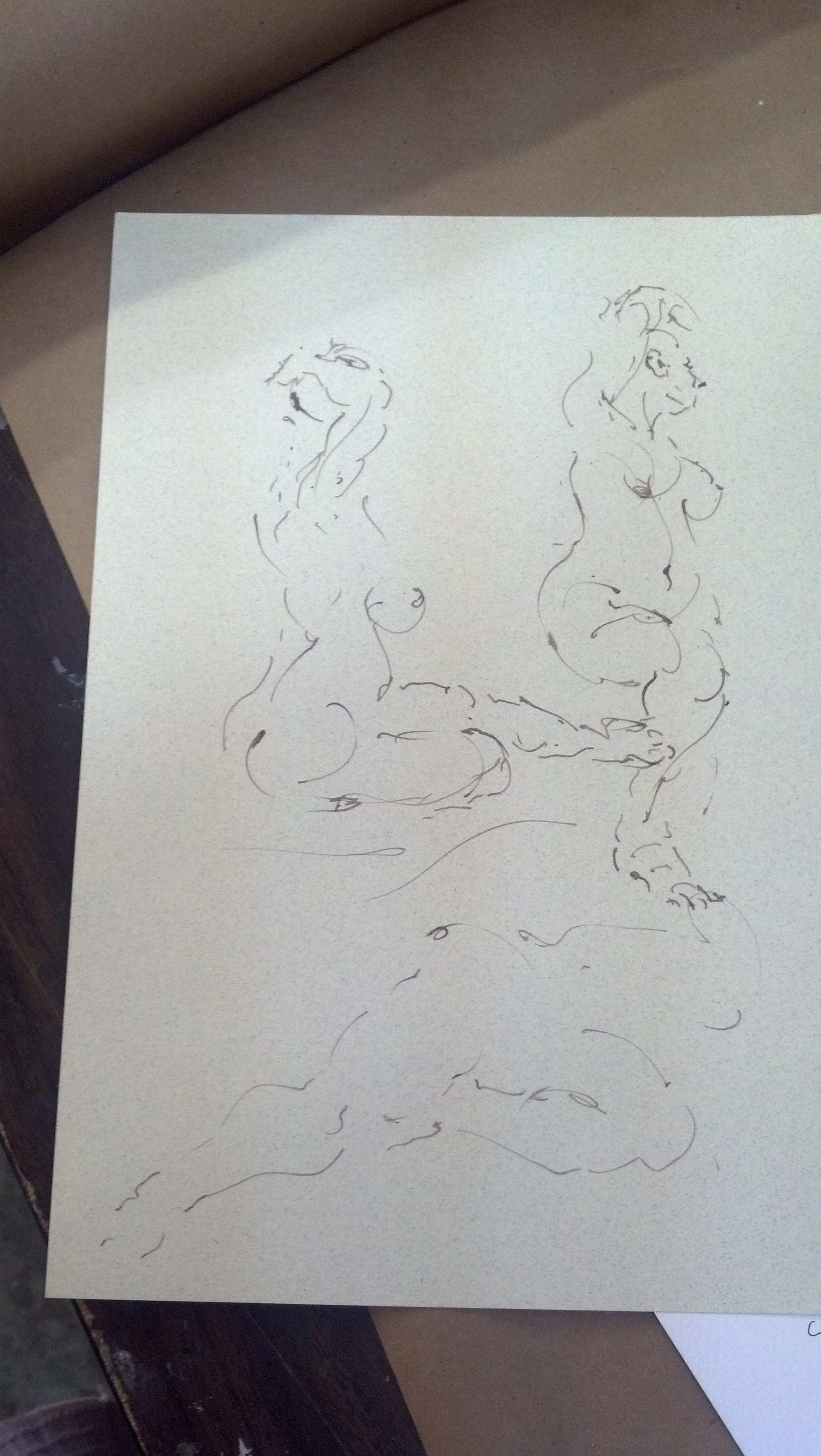 2013 Winter Modeling Amber Love Figure Drawing