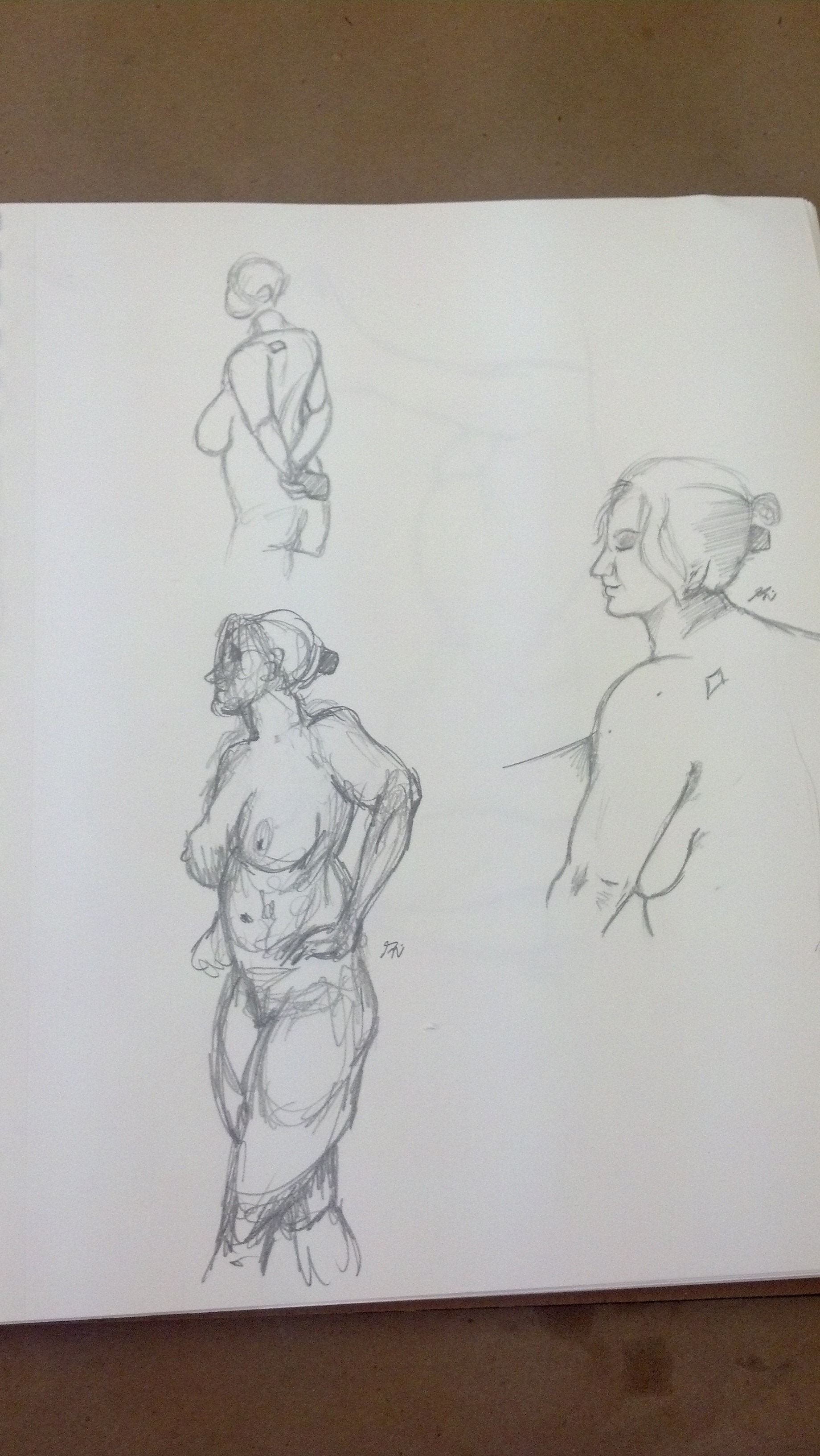 2013 Winter Modeling Amber Love Figure Drawing