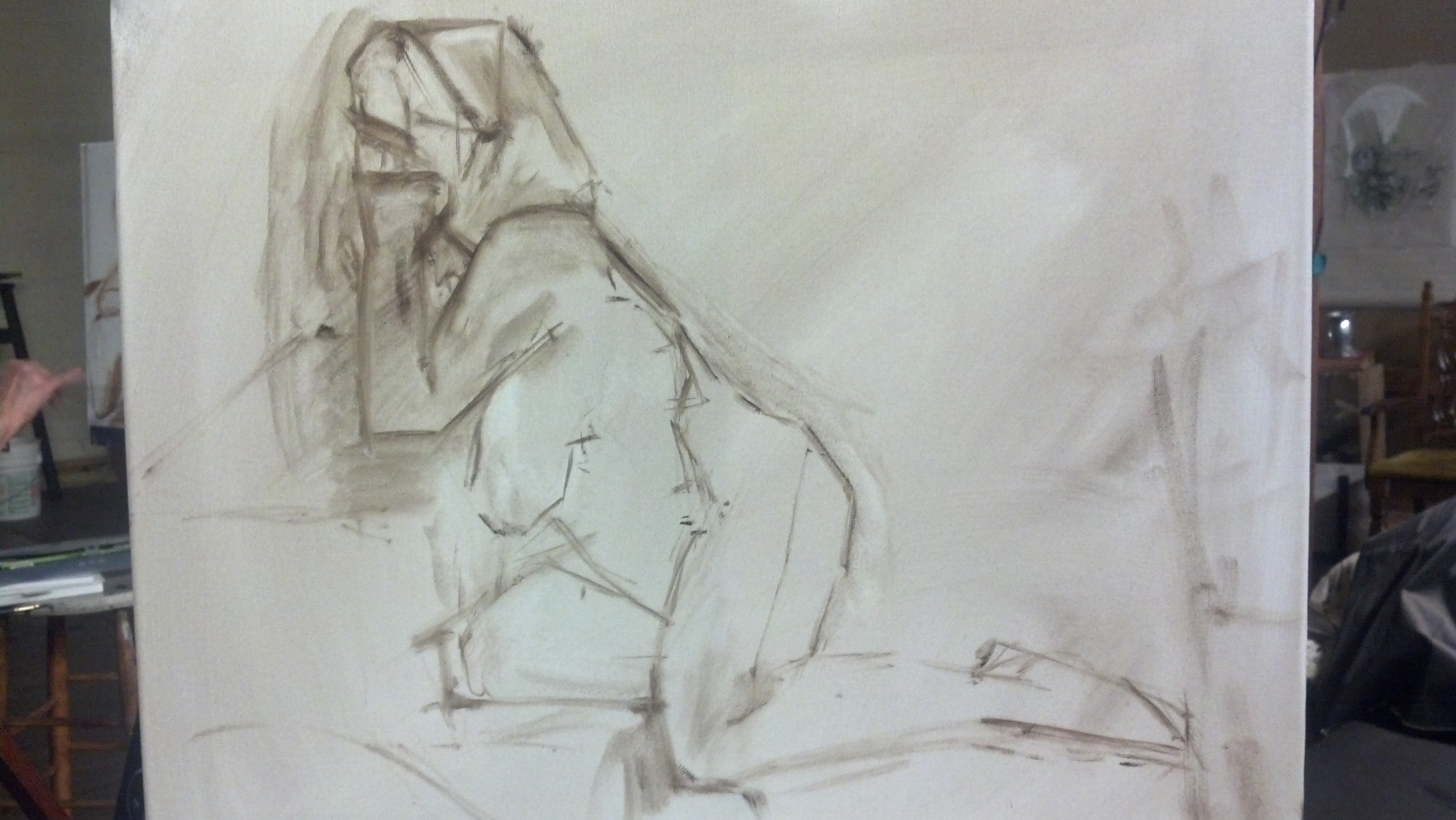 2013 Winter Modeling Amber Love Figure Drawing