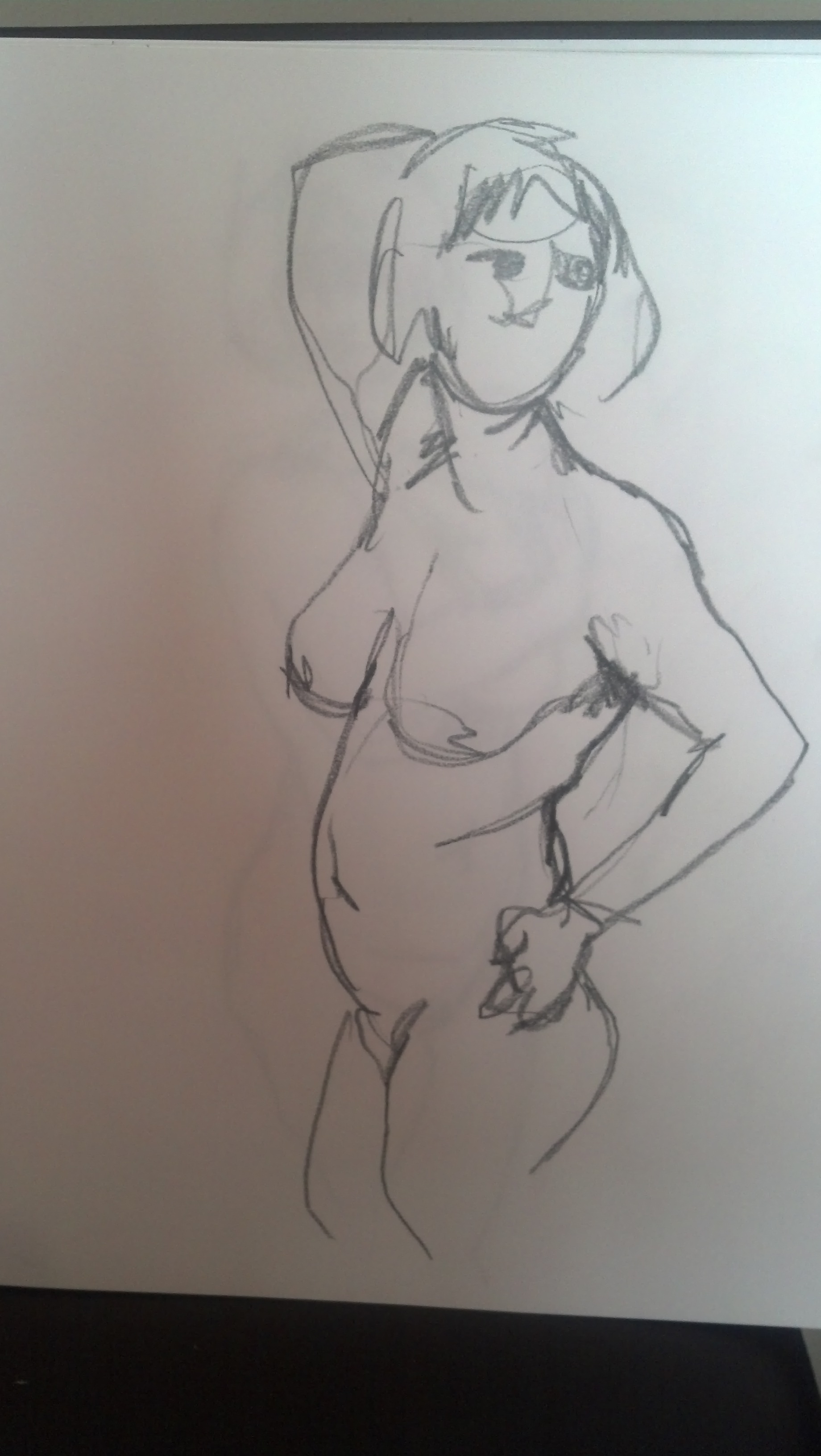 2013 Winter Modeling Amber Love Figure Drawing