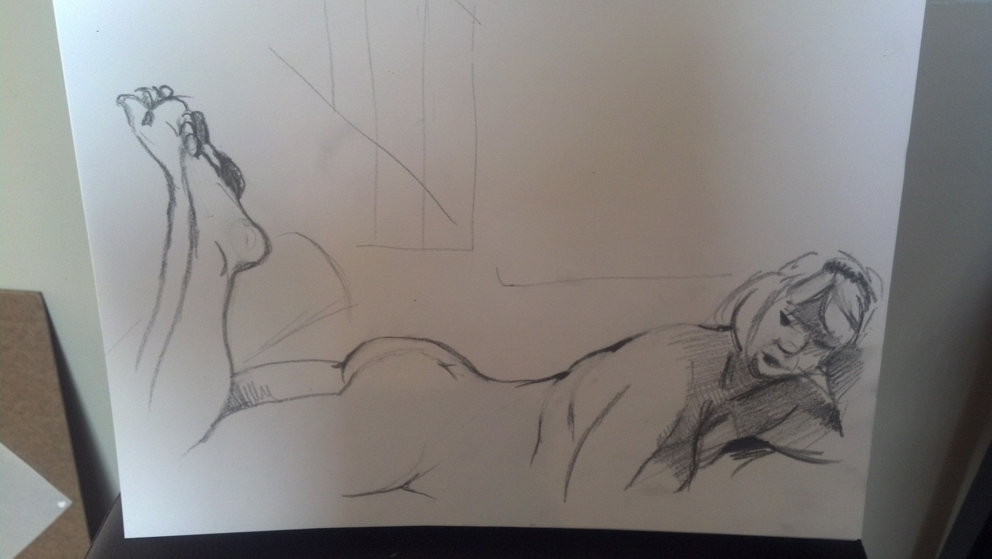 2013 Winter Modeling Amber Love Figure Drawing