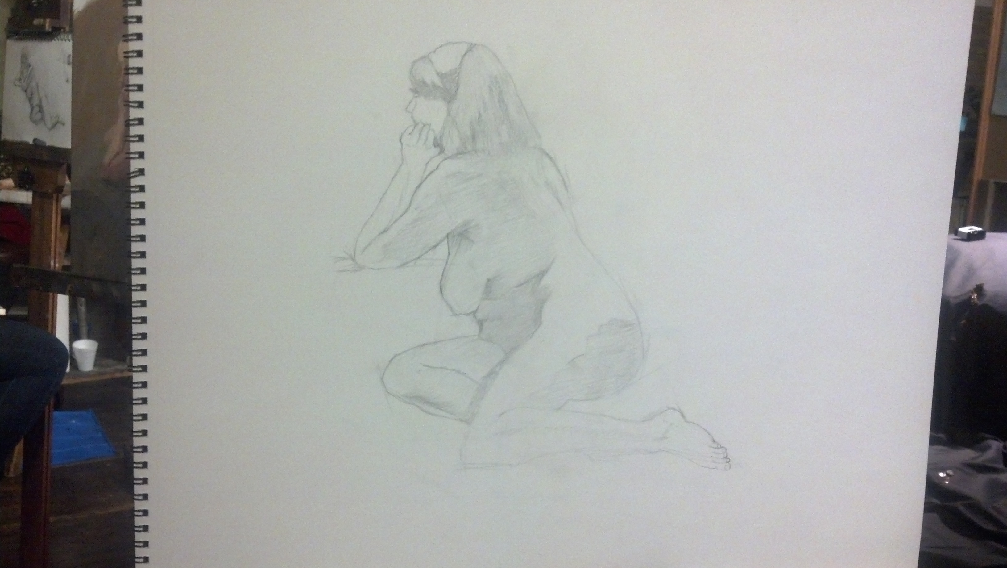 2013 Winter Modeling Amber Love Figure Drawing