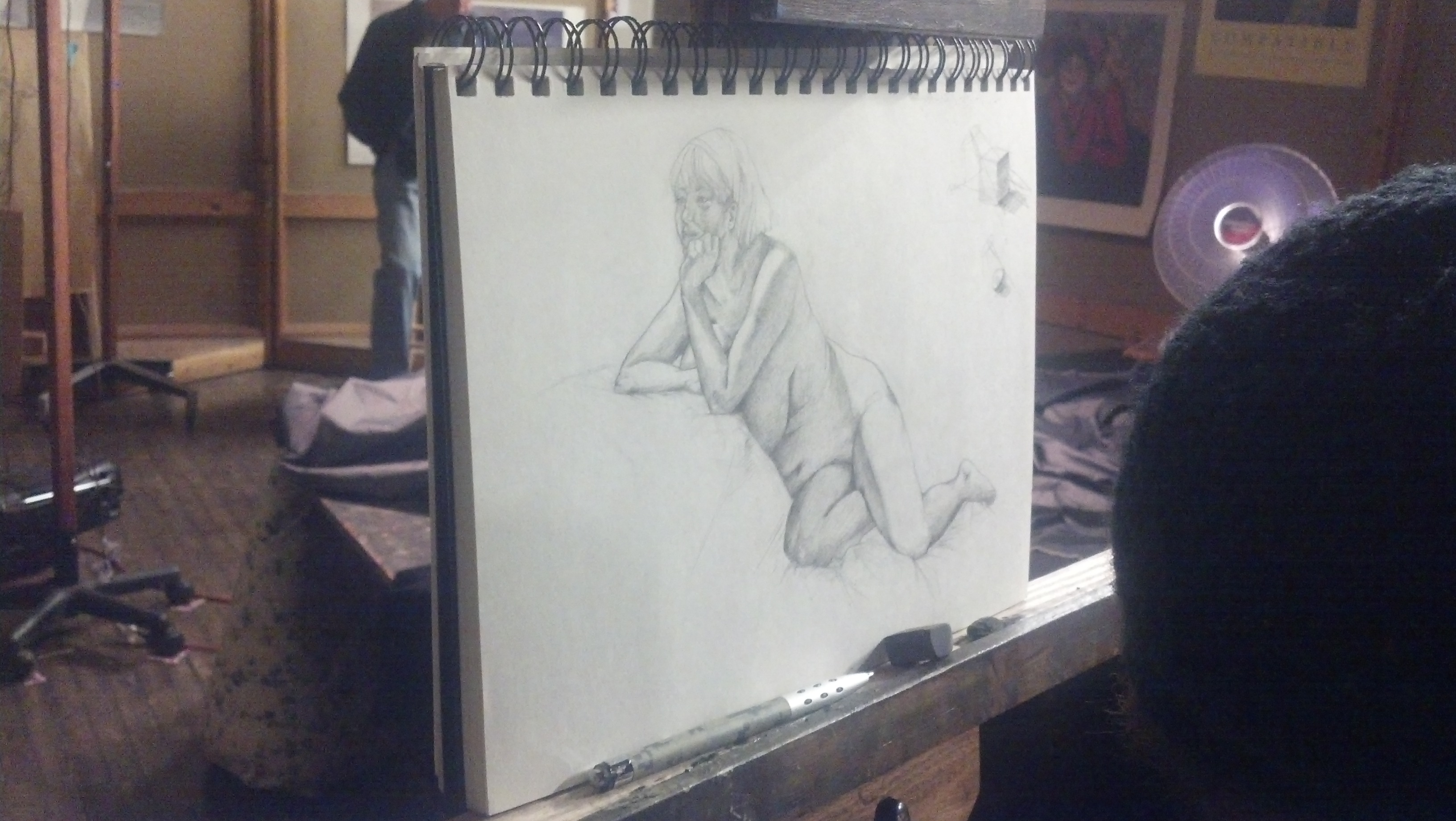 2013 Winter Modeling Amber Love Figure Drawing