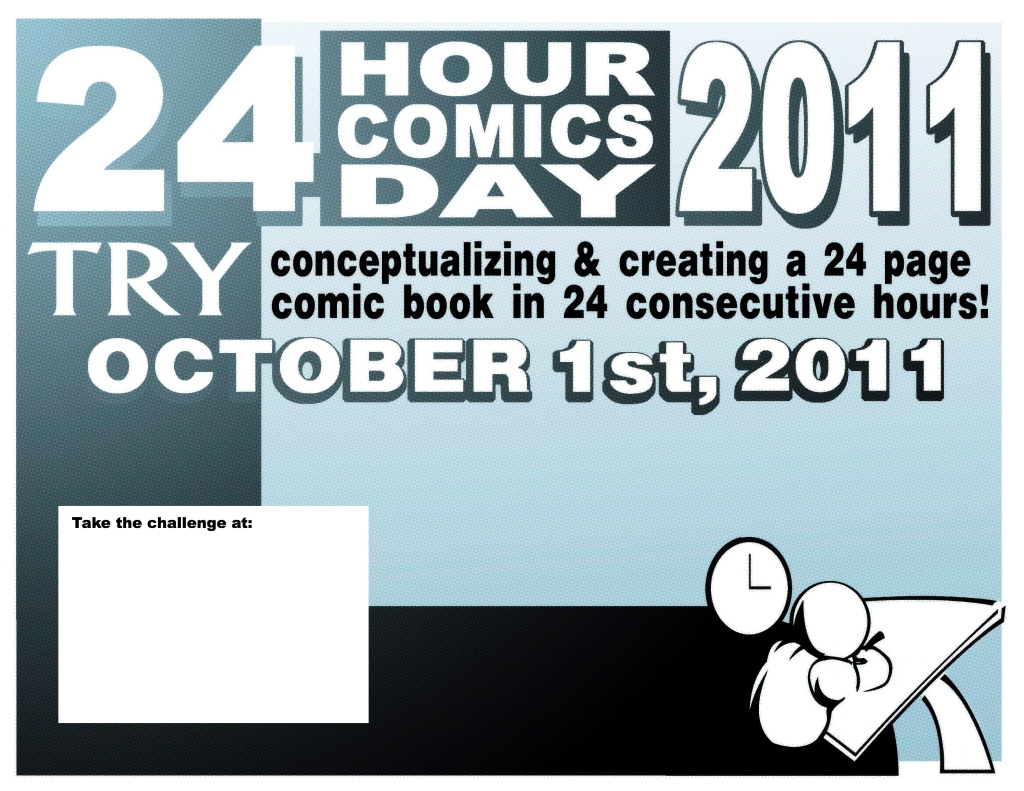 Oct 1 is 24Hour Comic Day in Pittsburgh & Around the World