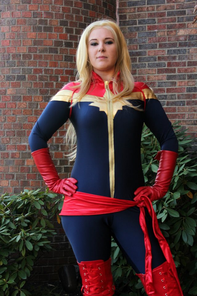 panda captain marvel cosplay