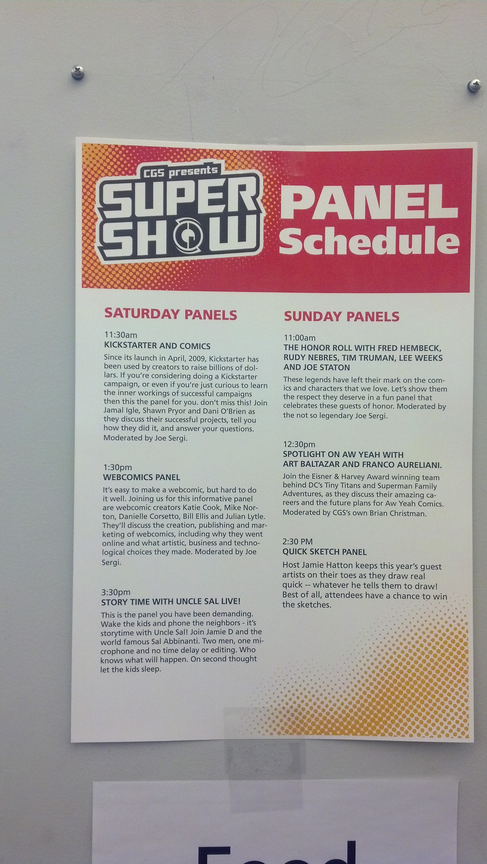 CGS Supershow 2013