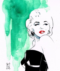 MICHELLE DELECKI "MARILYN" PIECE FOR SUPERHERO WEEKEND