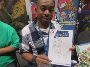 NYCC 2014 MARCUS WILLIAMS FROM HEROCATS