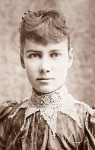 NELLIE BLY, JOURNALIST, WENT UNDERCOVER AS A  PATIENT TO INVESTIGATE ASYLUMS.
