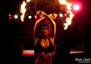 FIRE DANCER SASHA GAULIN BY BABETTE DANIELS