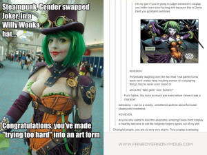 THIS IS DUELA DENT NOT GENDERBENT JOKER