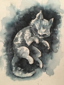 LITTLE GREY CAT BY THOMAS BOATWRIGHT