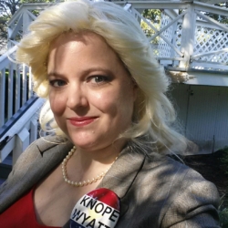 Amber Love as Leslie Knope