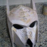 Gareth's Klingon Batman helmet mashup