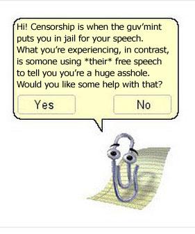 Censorship Clippy by Andrea Grimes