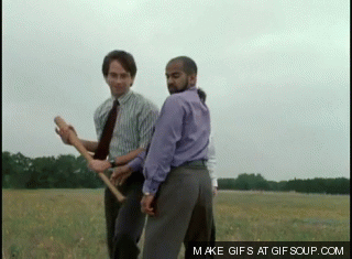 Office Space beating up printer scene