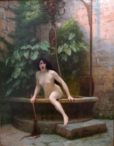 Jean Léon Gerome 1896 "Truth Coming Out of Her Well"
