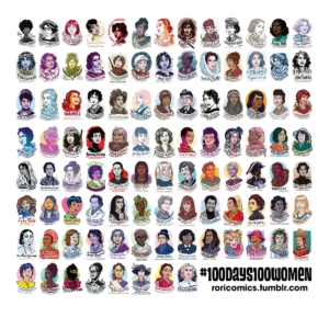 Rori Comics 100 Days 100 Women poster