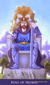 King of Swords llewellyns classic tarot