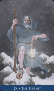 The Hermit llewellyns classic tarot
