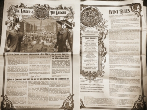 Steampunk World's Fair newspaper