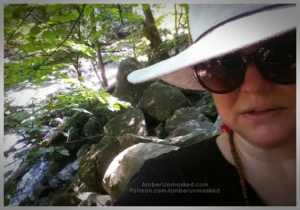 Amber at Ringing Rocks 