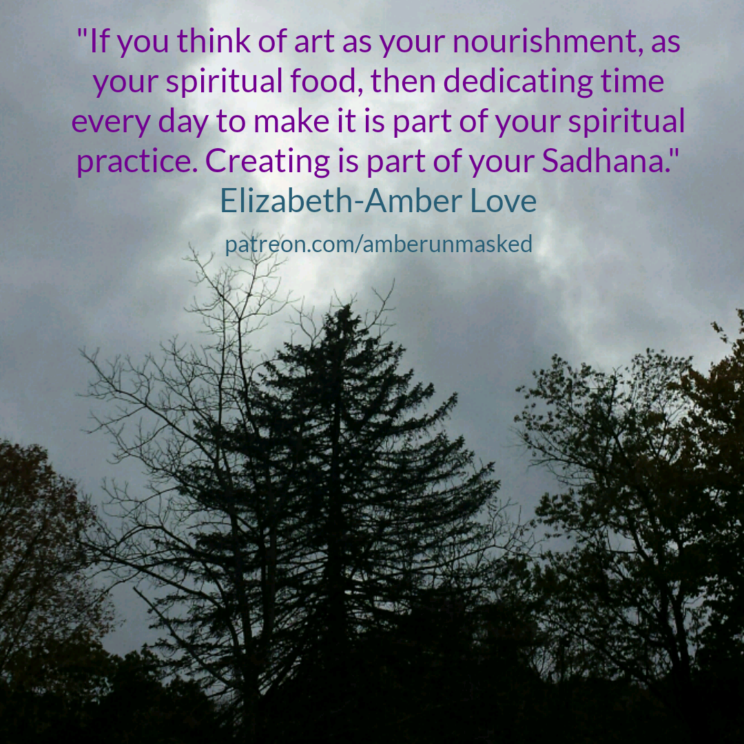 Art as nourishment Yoga Sadhana