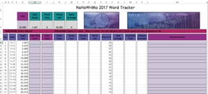 Word Tracker sheet