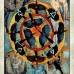crow tarot wheel of fortune