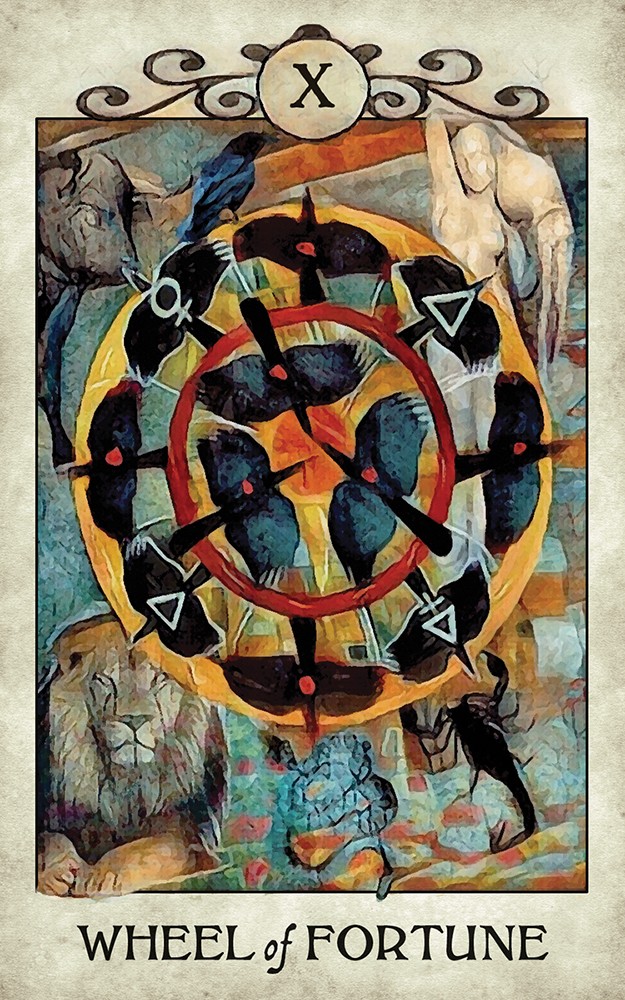 CROW tarot wheel of fortune