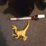 Gus and dinosaur