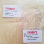 animal hair in baggies