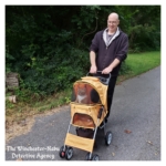 Oliver in his buggy