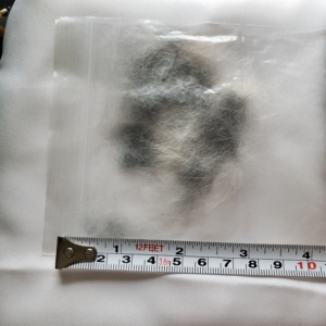 fur hair evidence bag