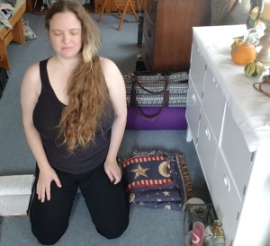 amber meditation yoga