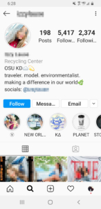 real IG account