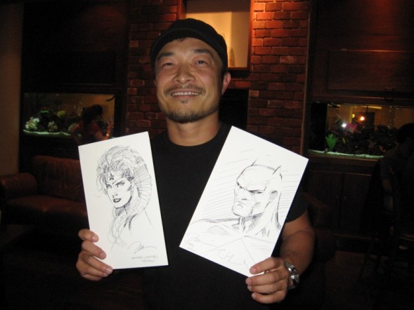 Jim Lee 2007 with sketches
