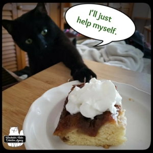 Gus stealing cake