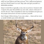 deer warnings