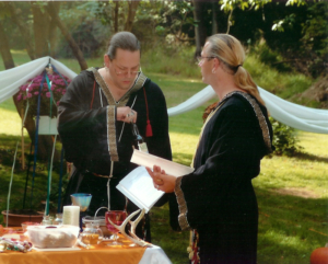 2006 Eric Lee and Ed Kimble ritual outdoors